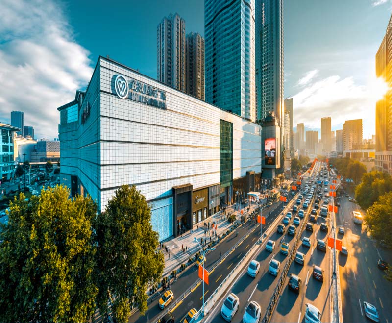 武漢國際廣場(chǎng)30000m2保溫工程
